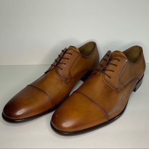 Aldo Brown Leather Lace up Dress Shoes